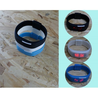 LED Sportive Watch / LED (紅色)發光 運動手錶 發光手錶 